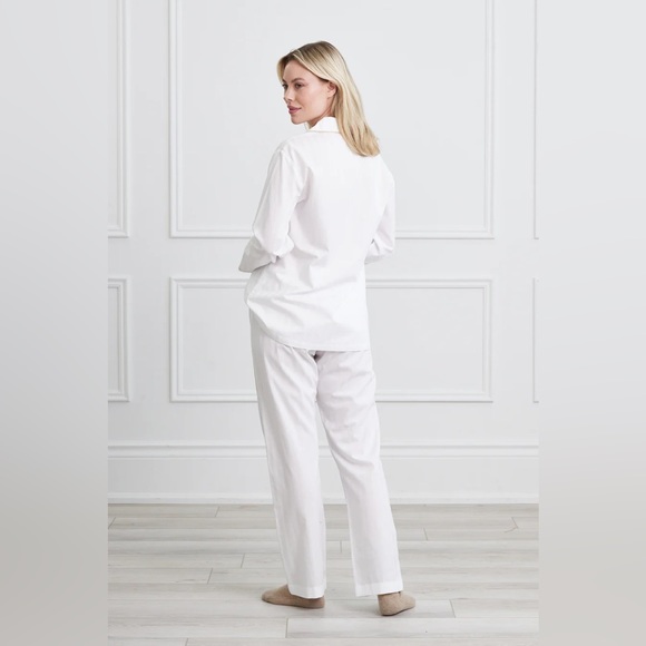 KIP. Premium Cotton Pajama Set in Lily White - Picture 3 of 16